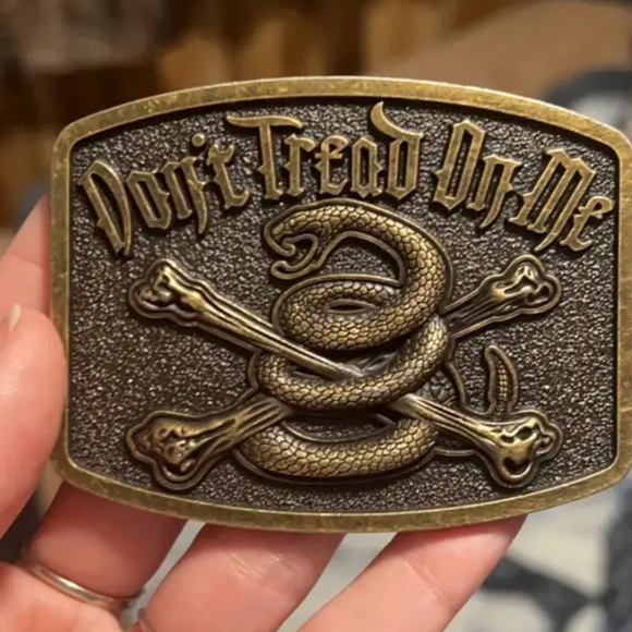 New don't tread on me snake belt buckle - Picture 1 of 15